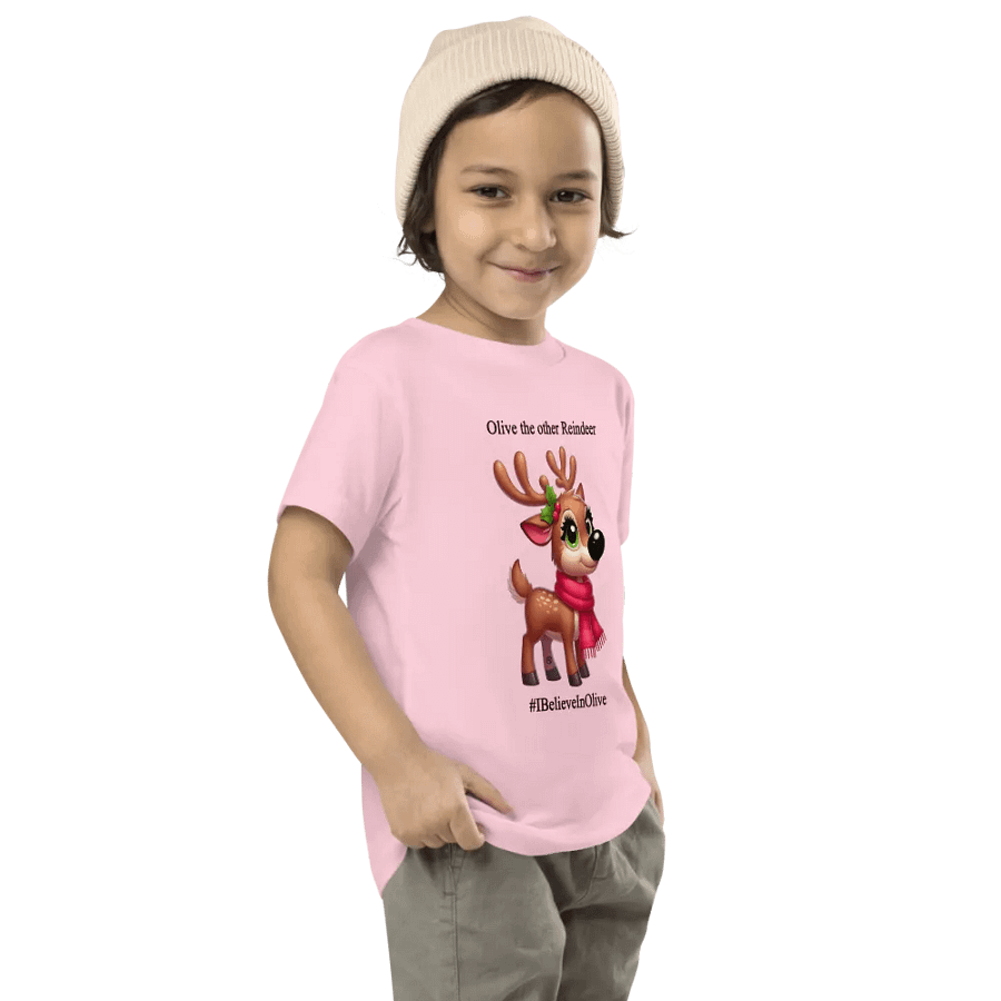 Toddler Official Christmas 'Olive the other Reindeer' Bella+Canvas Toddler T-Shirt product image (8)