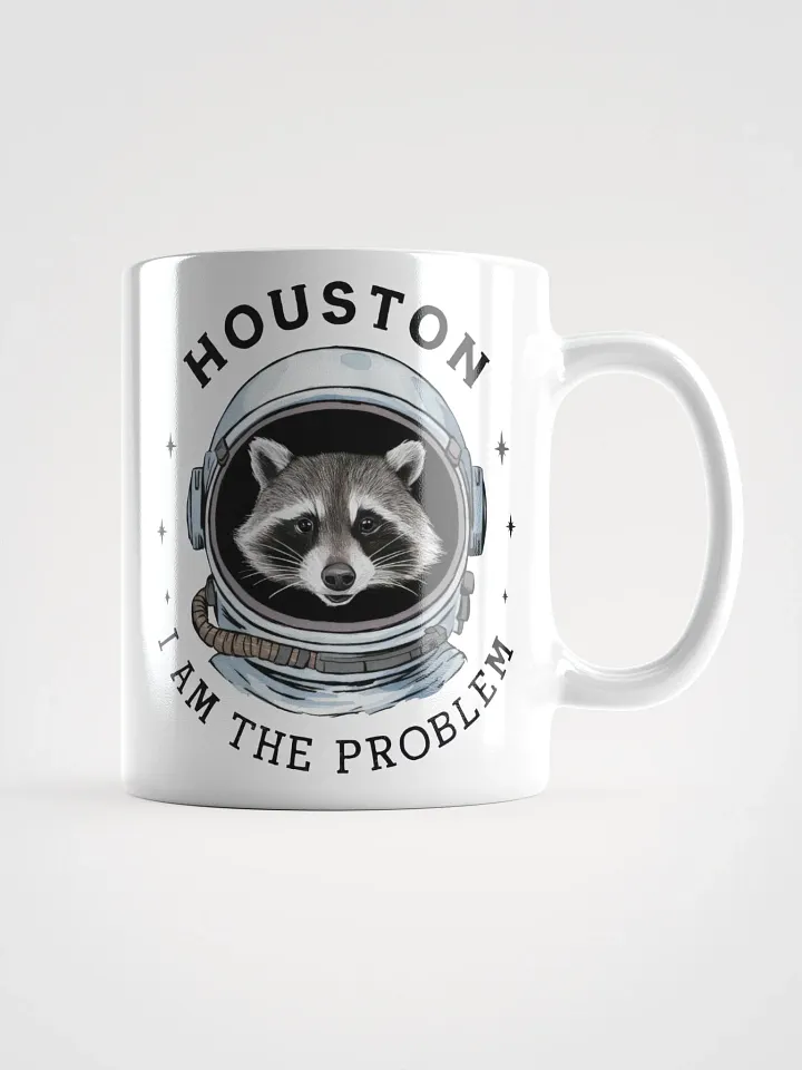 Astro Raccoon I Am the Problem Mug product image (3)