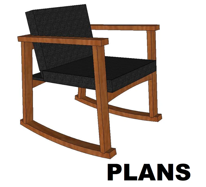 Rocking Chair // Woodworking Plans & Cut List product image (1)