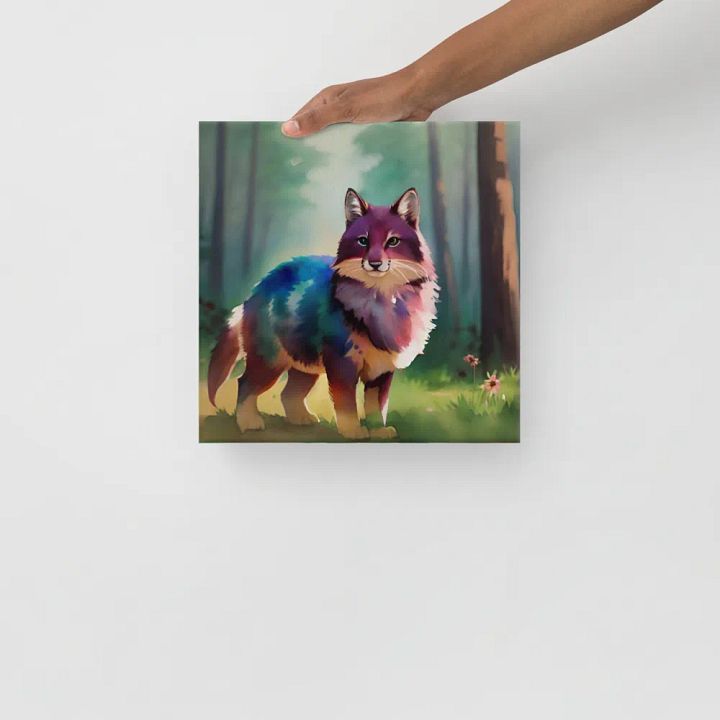 Cute Fox Digital Painting - v4 product image (1)