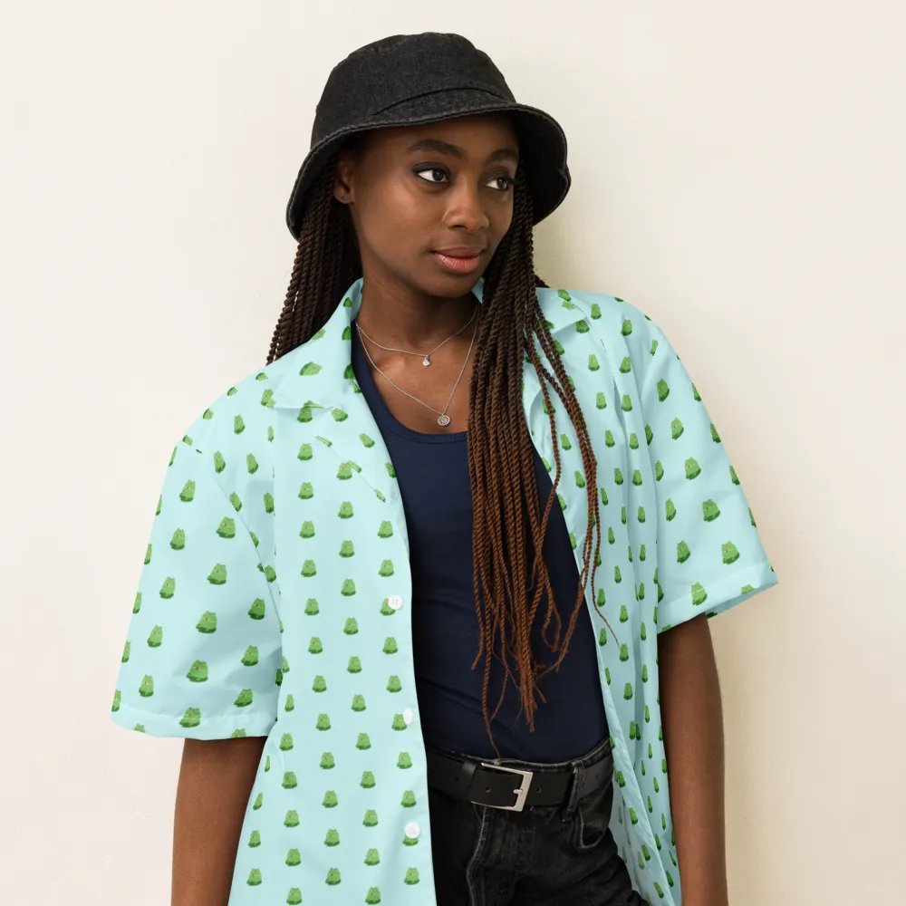 Happy Lil Frog Button Up product image (1)