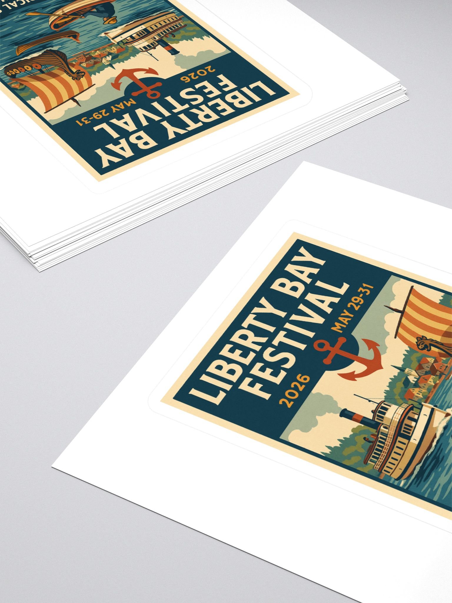 Liberty Bay Festival Kiss Cut Stickers product image (4)