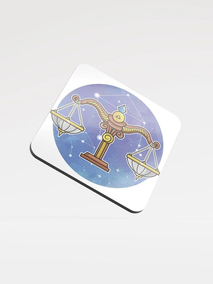 Starry Libra Balance Cork Coaster product image (1)
