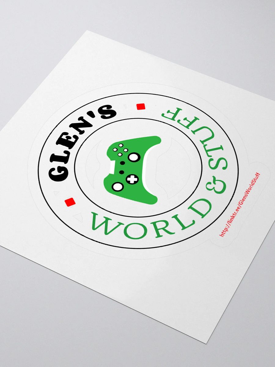 Glen's World & Stuff Sticker product image (7)