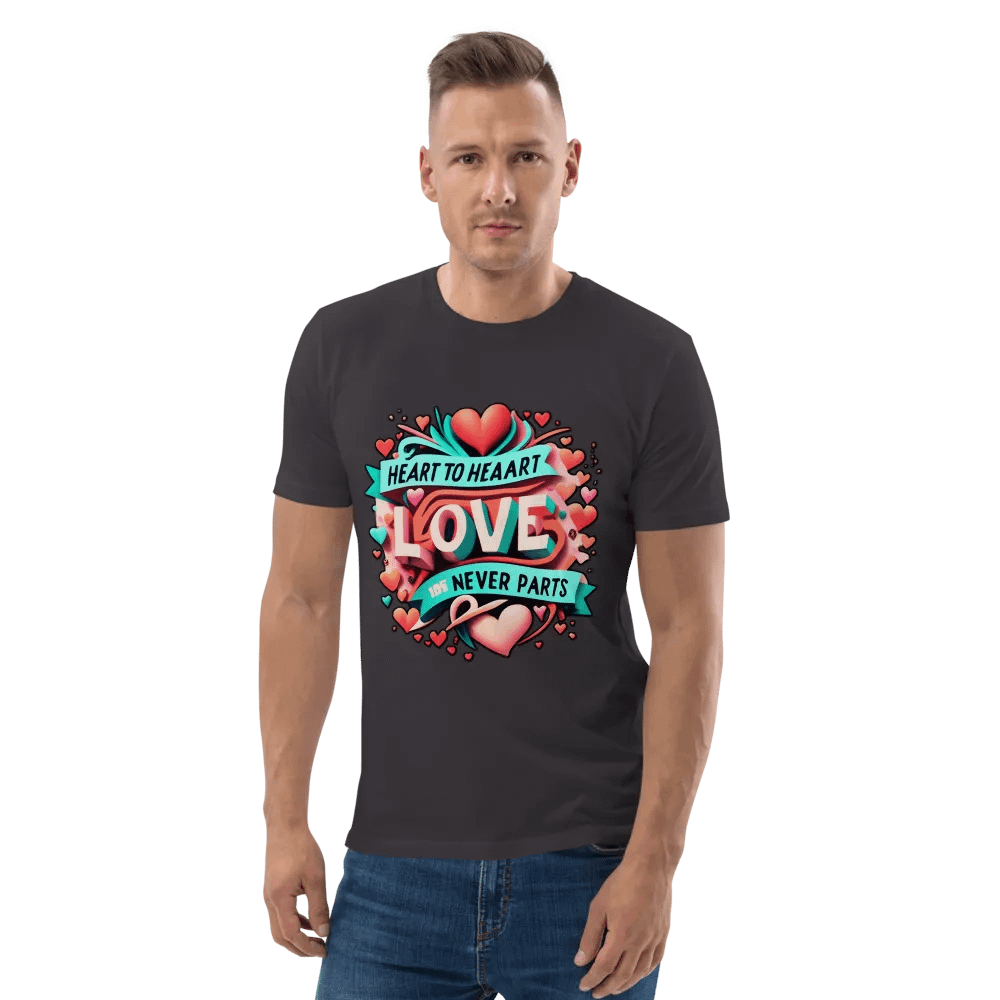 Heart to Heart, love never parts T-shirt product image (5)