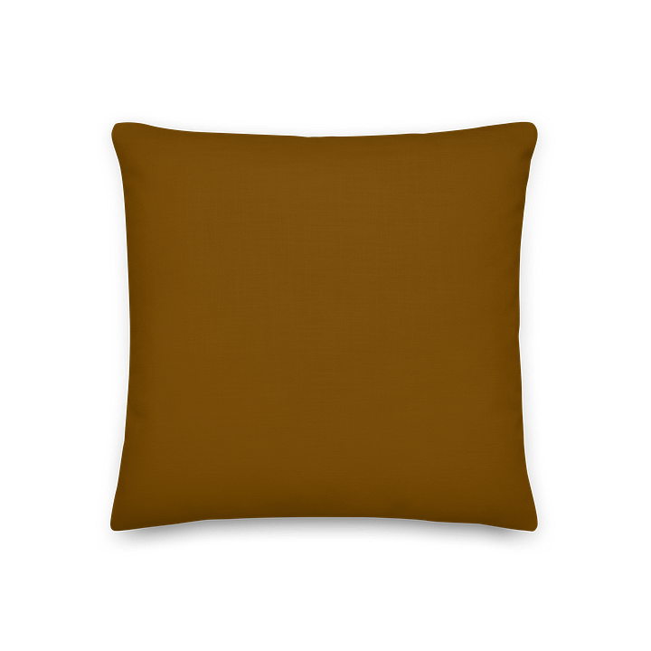 Brown & Cream Gingham Primium Pillow ~ Cozy Neutral Accent product image (2)