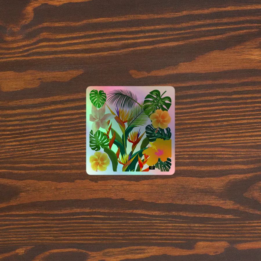 Tropical Hues Holographic Sticker Pack product image (5)