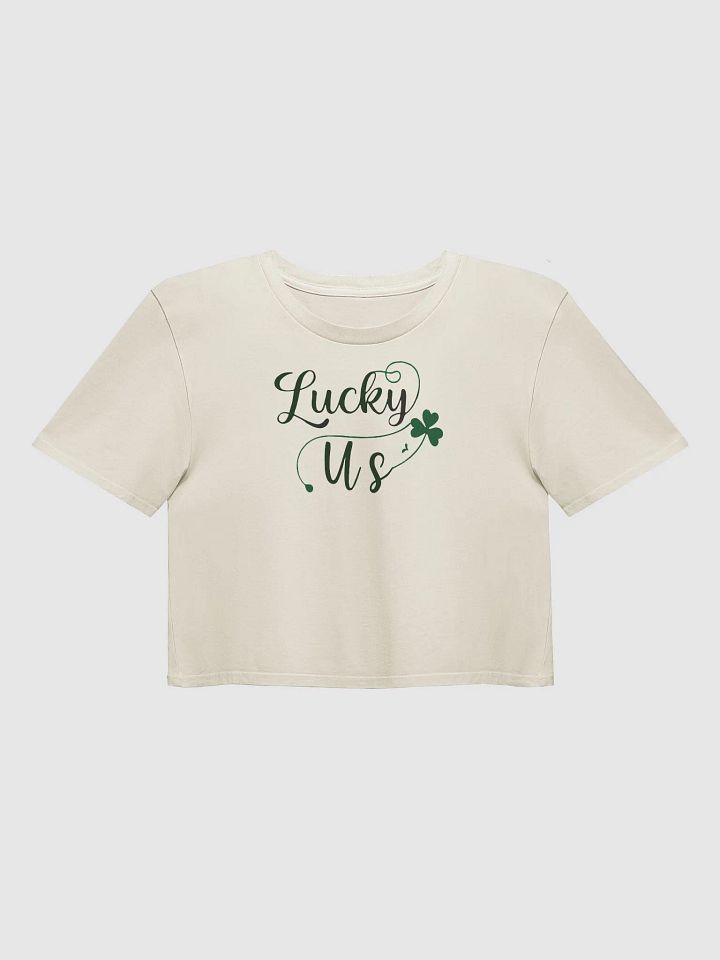 Lucky Us Shamrock St, Patrick's Day Crop Top product image (5)