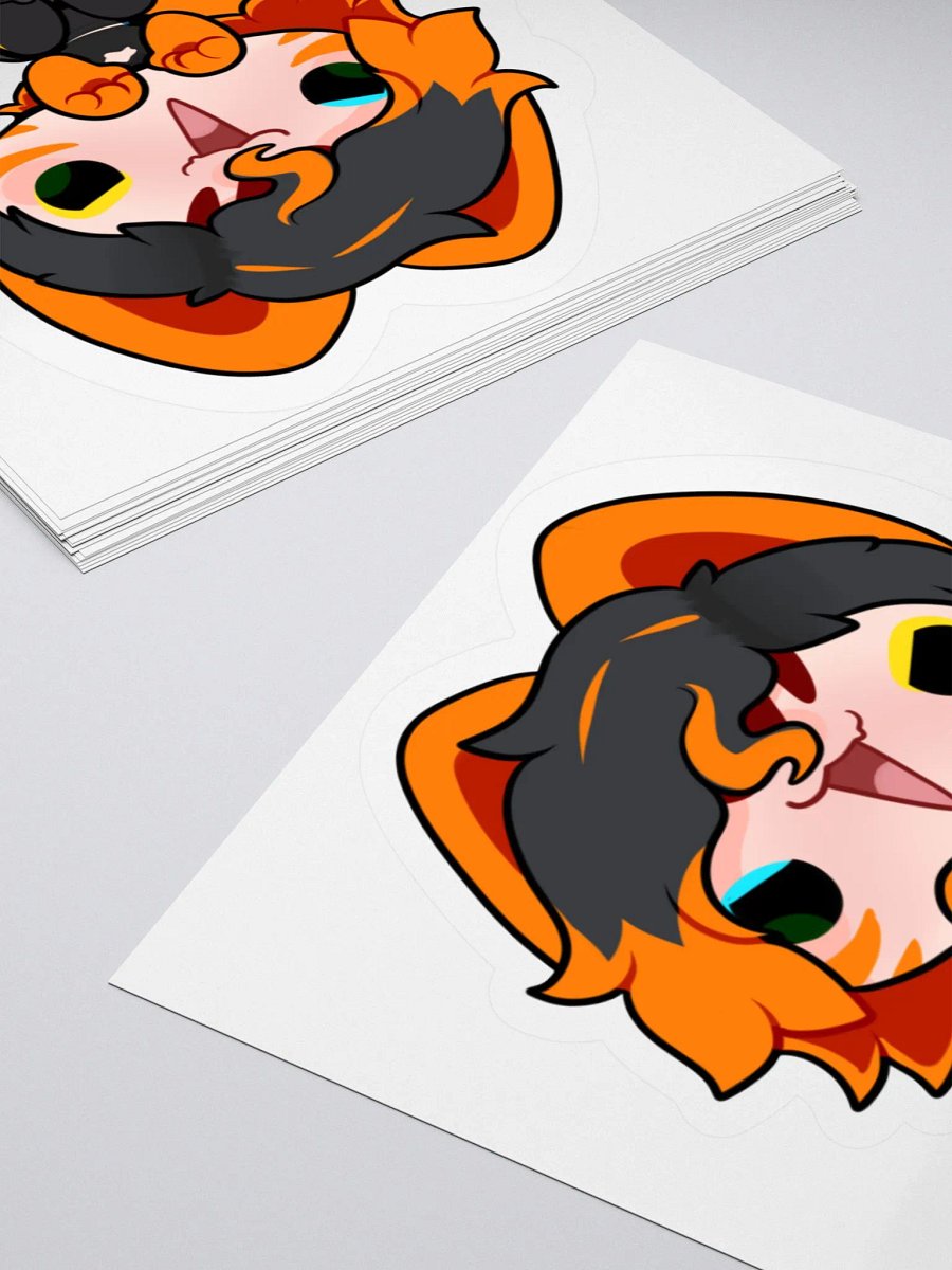 Mega - Orange Sticker product image (4)