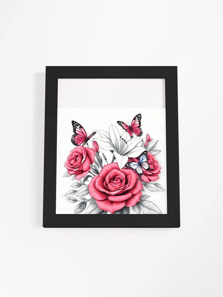 Butterfly Garden Framed Matte Poster product image (2)