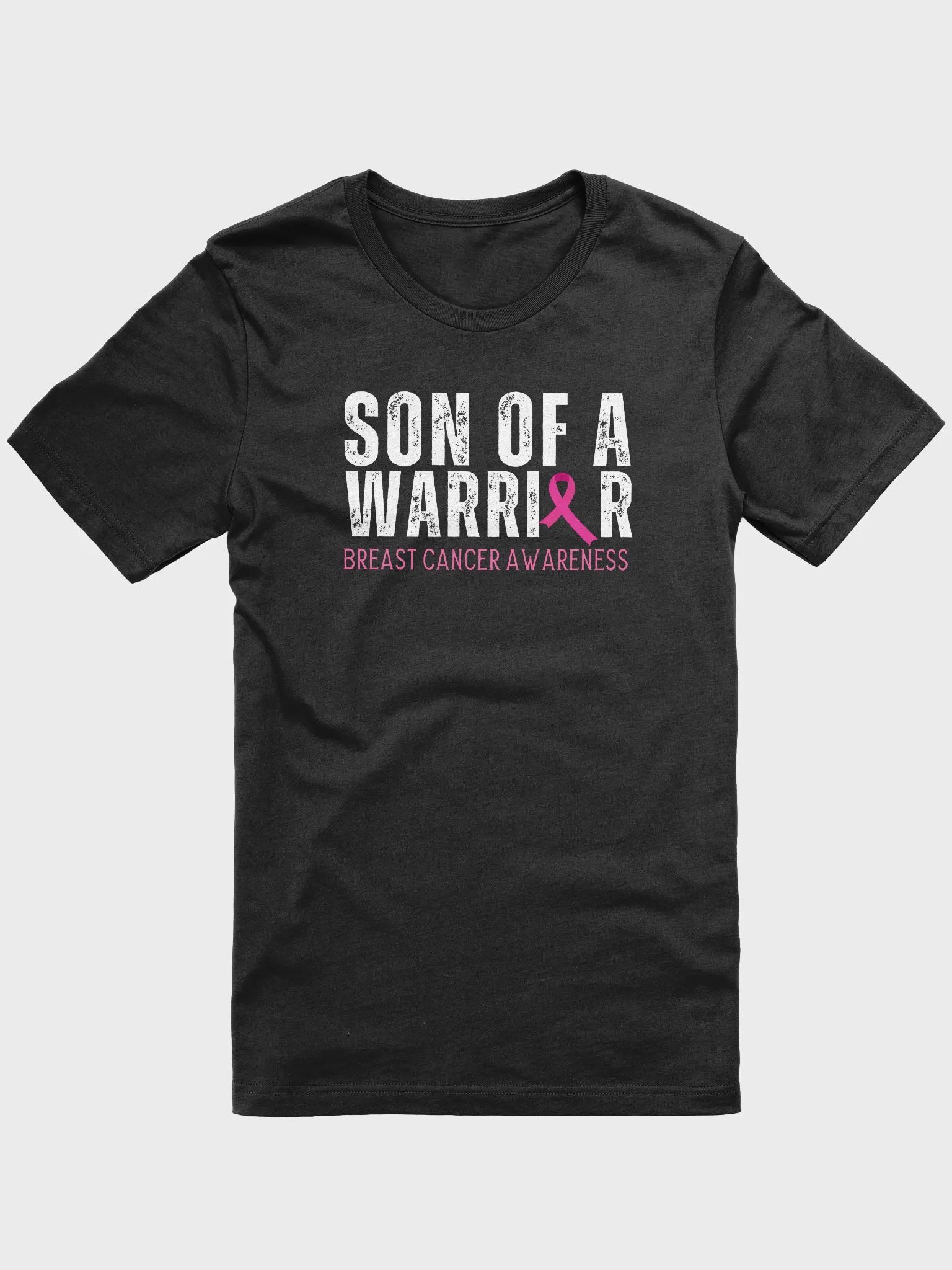 Breast Cancer Awareness T-Shirt, Cancer Tee, Warrior Son Shirt, Unisex Cotton Top, Supportive Gift Shirt product image (1)