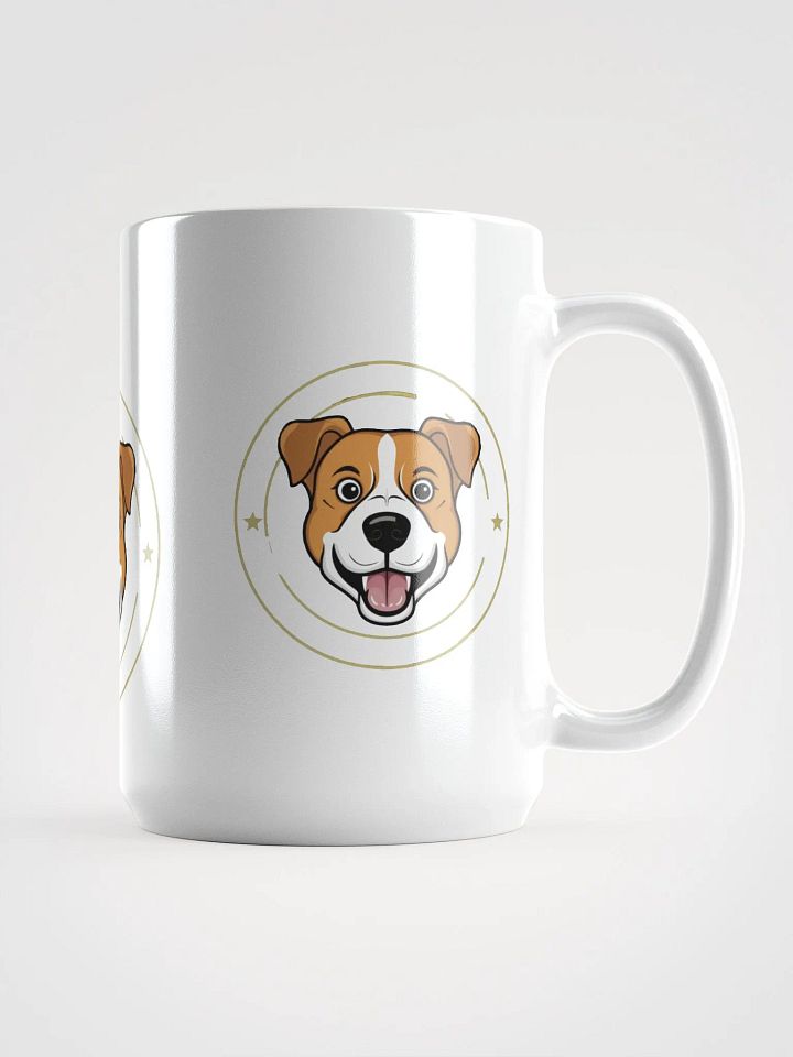 Happy Pup White Glossy Mug product image (1)