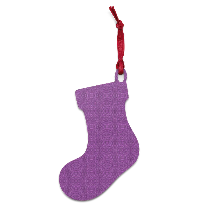 Plum Solstice – Wooden Christmas Ornament product image (2)