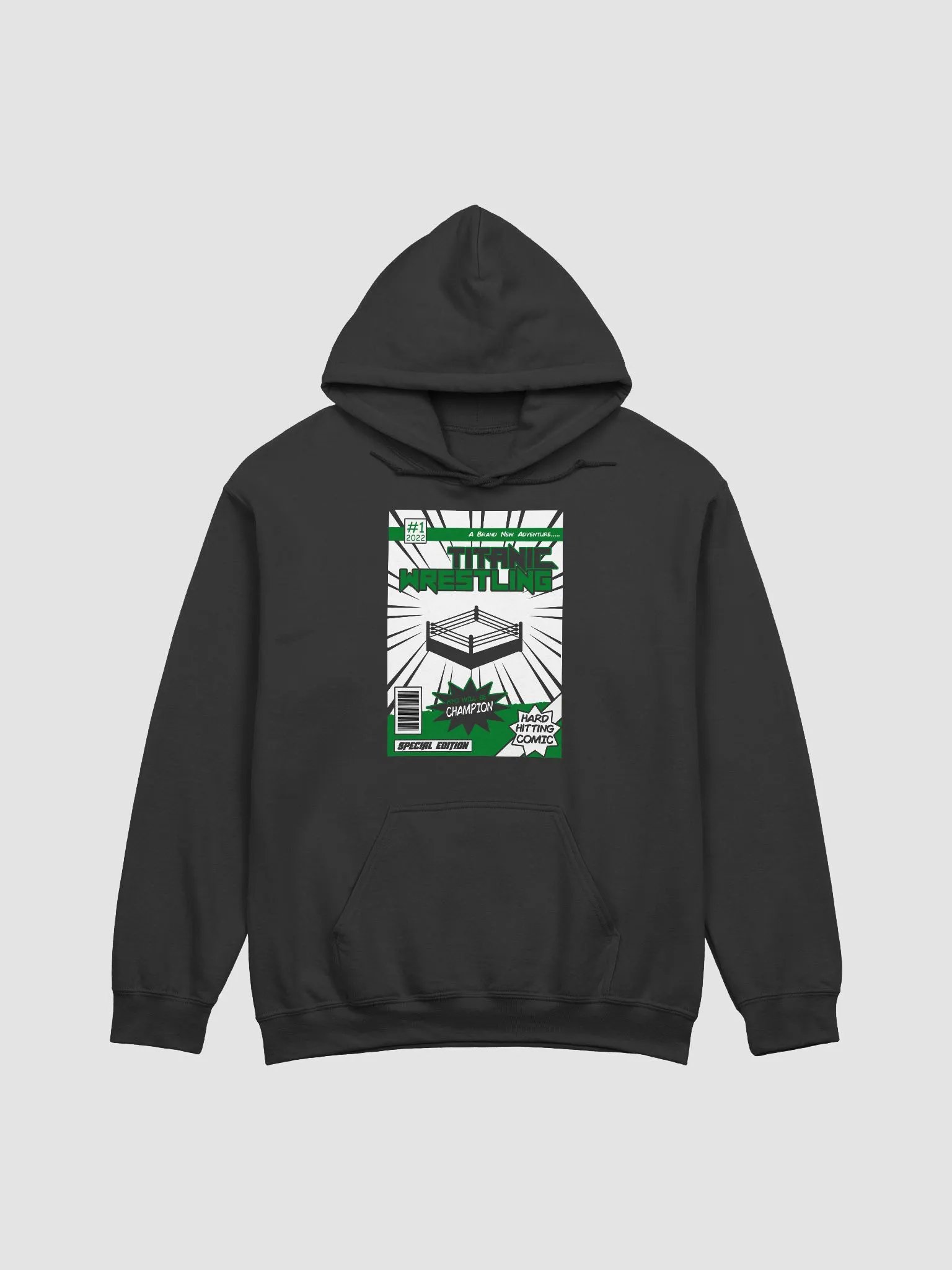 Comic Book Hoodie - BLACK product image (1)