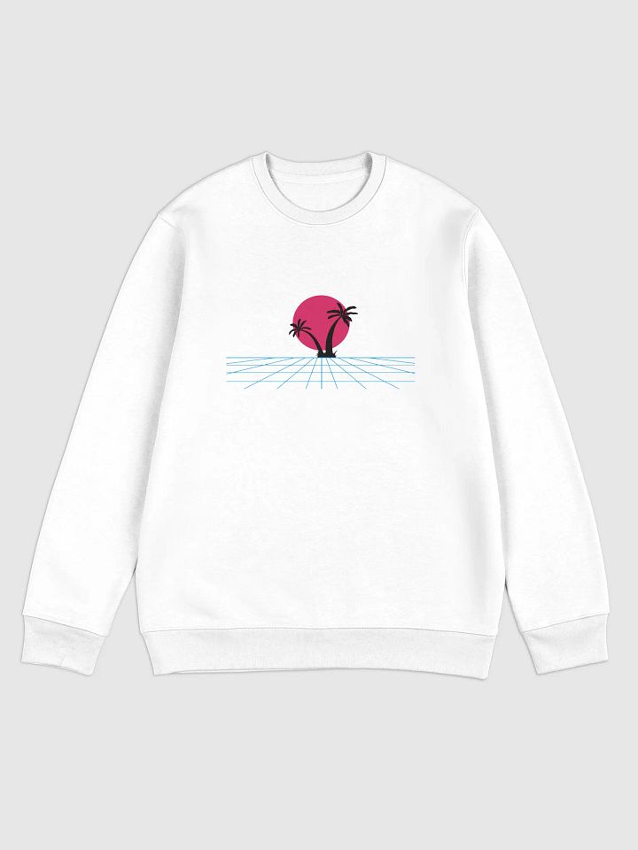 Synthwave Sunset Unisex Eco Sweatshirt product image (1)