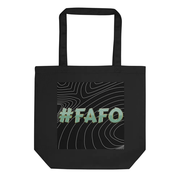 FAFO Black Pin Stripe tote bag product image (2)
