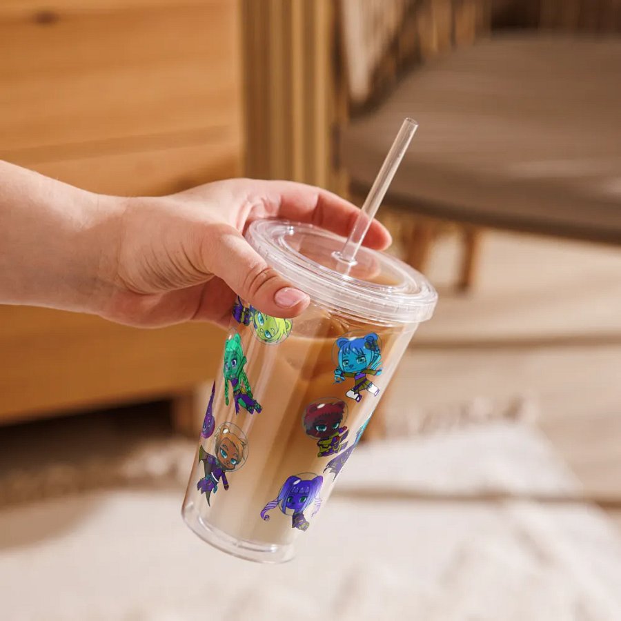 The Shadow Bears (Floating) Plastic Tumbler 16oz product image (9)