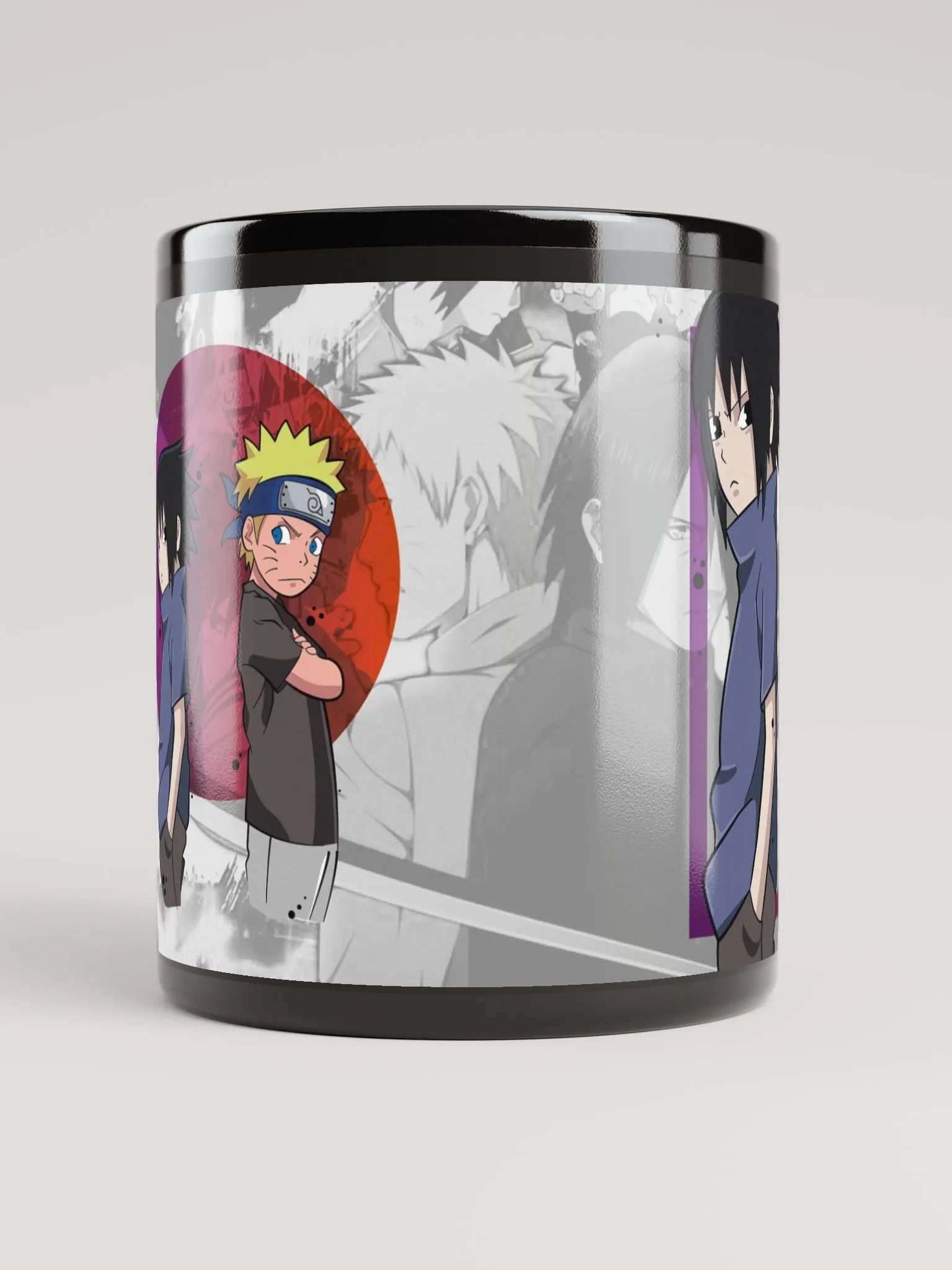 Dynamic Duo Back-to-Back Mug - Premium Ceramic Coffee Mug for Best Friends & Anime Lovers product image (5)