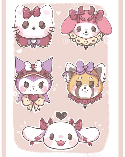 📢New Sanrio Artwork Alert📢

Come visit me around town to pick up your 11x17 poster print of these cuties 🎀🎀🎀

#sanrioart #san...