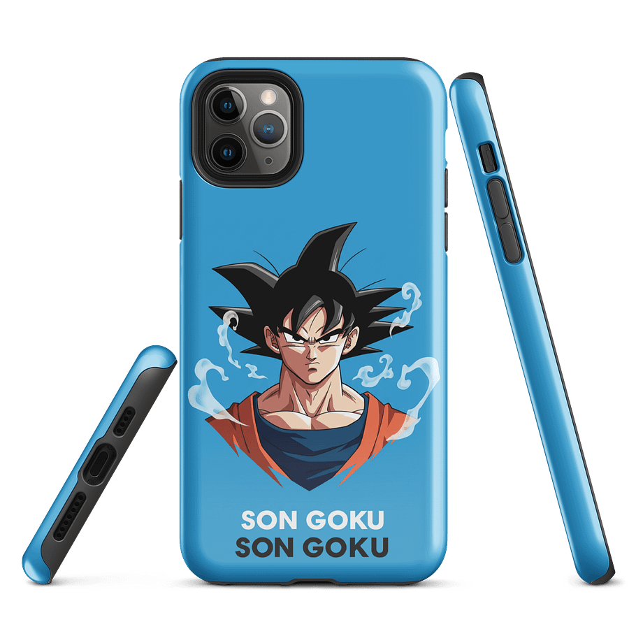 Son Goku Phone Case | Dragon Ball Z Intense Warrior Design | Legendary Saiyan Power-Up Art product image (3)