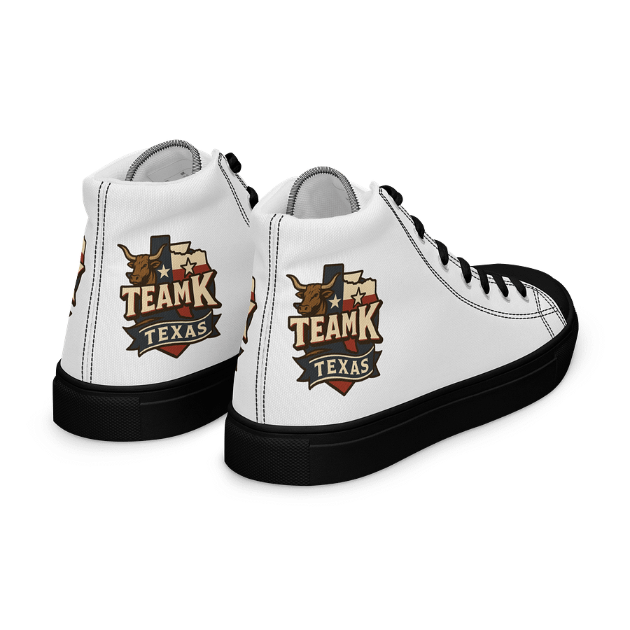 Team K Texas Women's High Top Canvas Shoes product image (10)