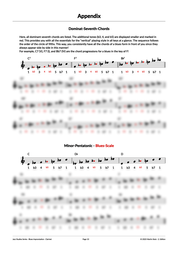 7 Steps to the perfect Blues-Solo - Clarinet product image (10)