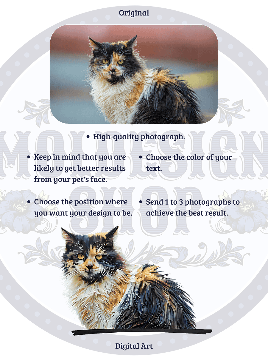 YOUR CAT! / T-SHIRT WITH PERSONALIZED NAME II product image (9)