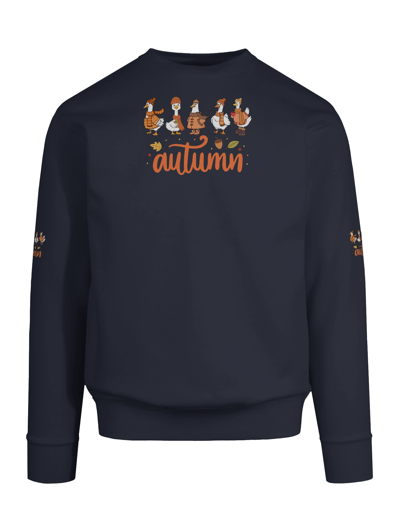 Cozy Autumn Duck's Typography Sweatshirt product image (91)