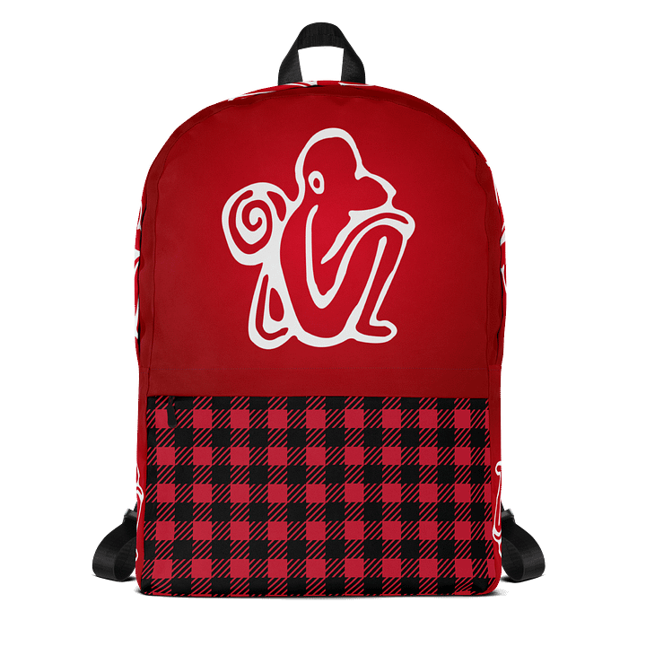 Symmetrical New Monkey All-Over Print Backpack product image (1)