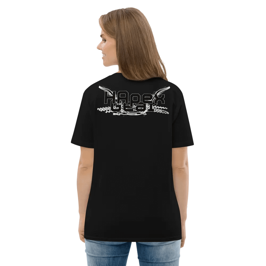 Organic Cotton T-Shirt - Embroidered - Black HApex Gear Black Logo product image (6)