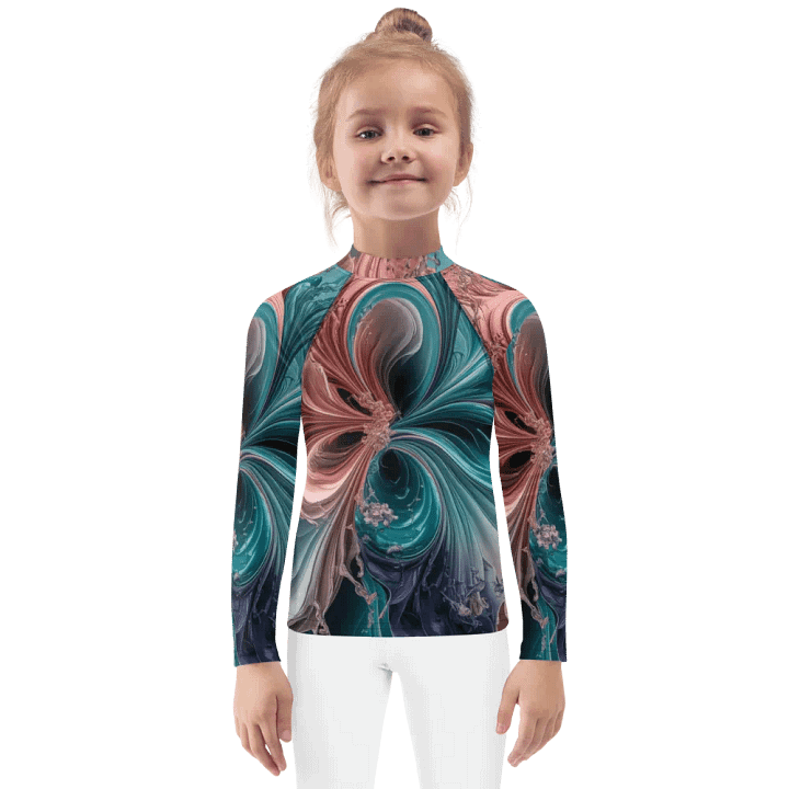 Liquid Color PT, Kids Rash Guard product image (1)
