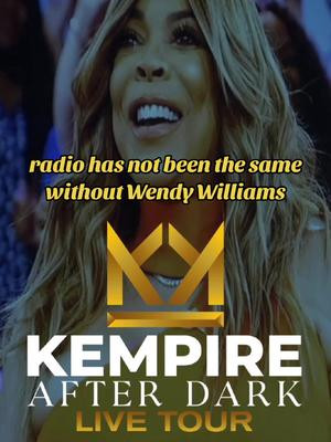 Will daytime talk every be the same without Wendy Williams? Get your tickets for the Kempire After Dark Live Xperience! Link in Bio! #wendywilliams #wendywilliamsshow #freewendywilliams 