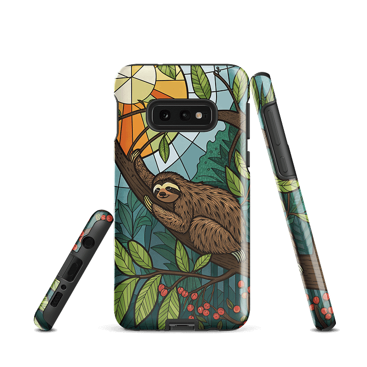 Sloth Serenity Stained Glass Samsung® Tough Case product image (3)