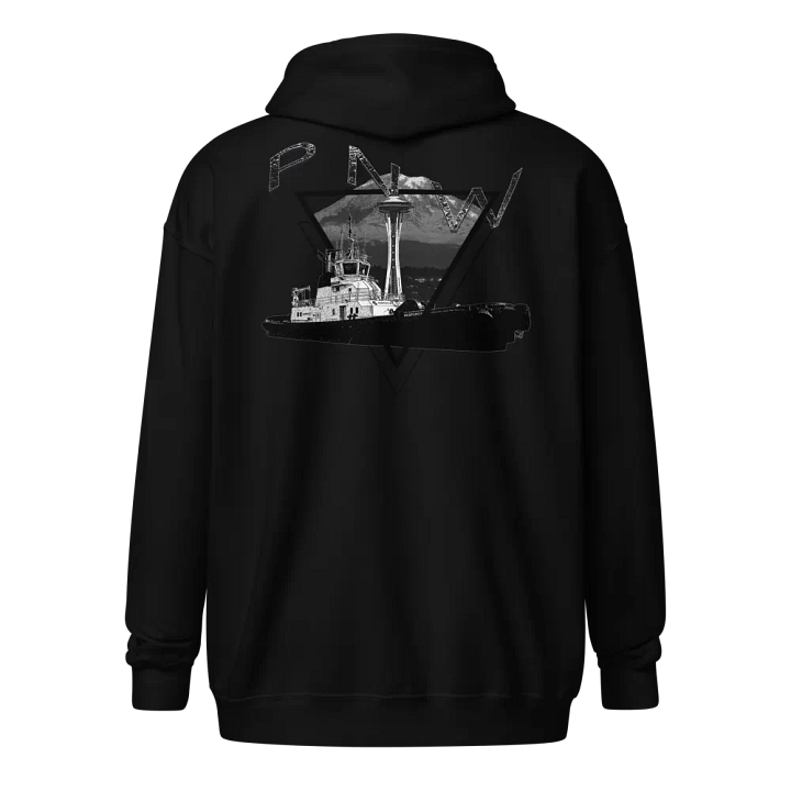 Tug Response Triangle-Mt Raine- PNW Zip Hoodie product image (1)