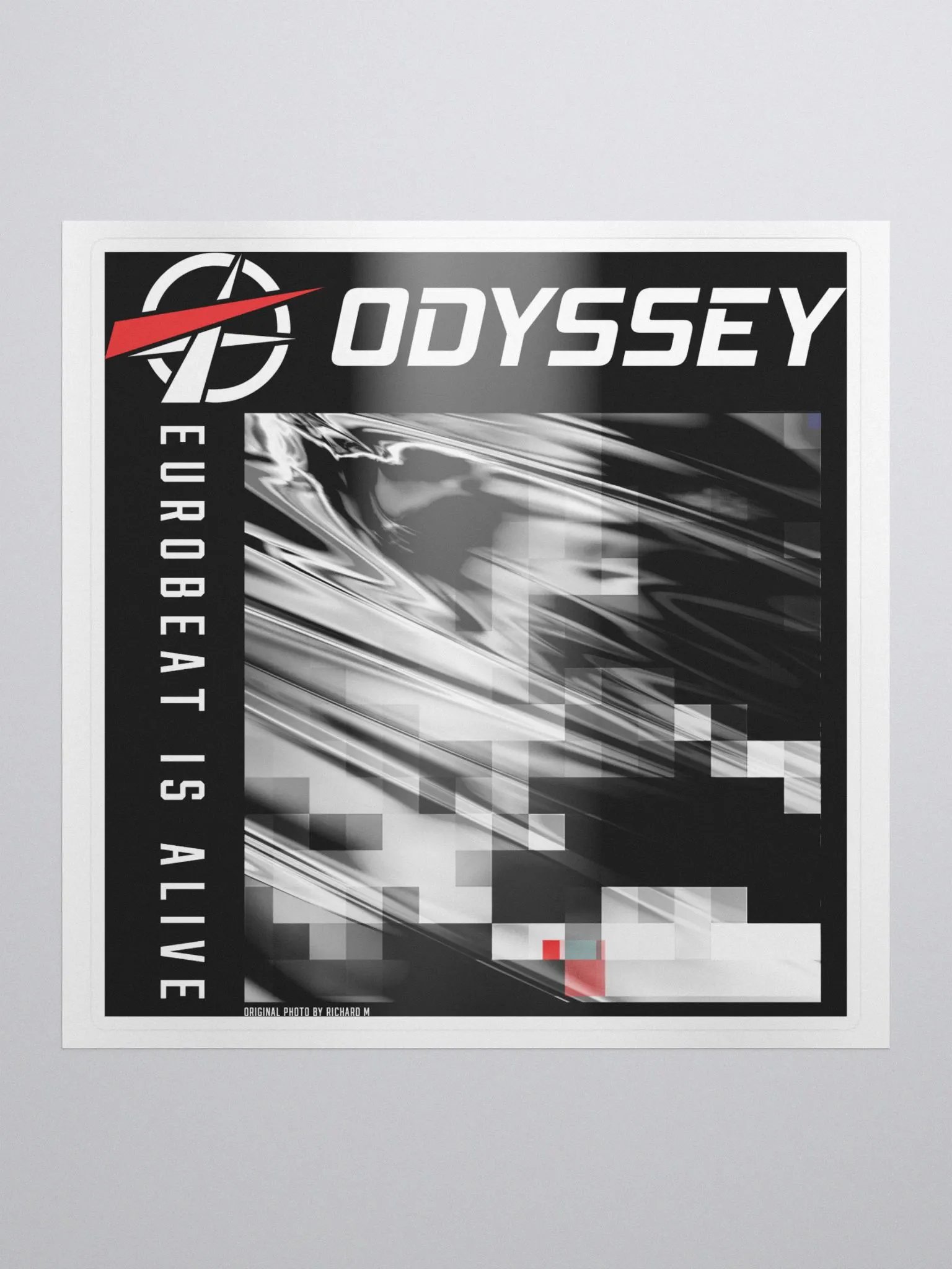 Eurobeat Is Alive (White Text) - Sticker product image (1)