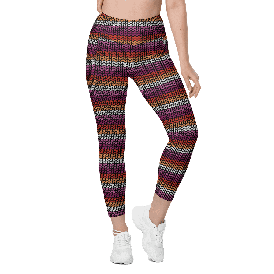 Lesbian Fnit Leggings with Pockets product image (1)