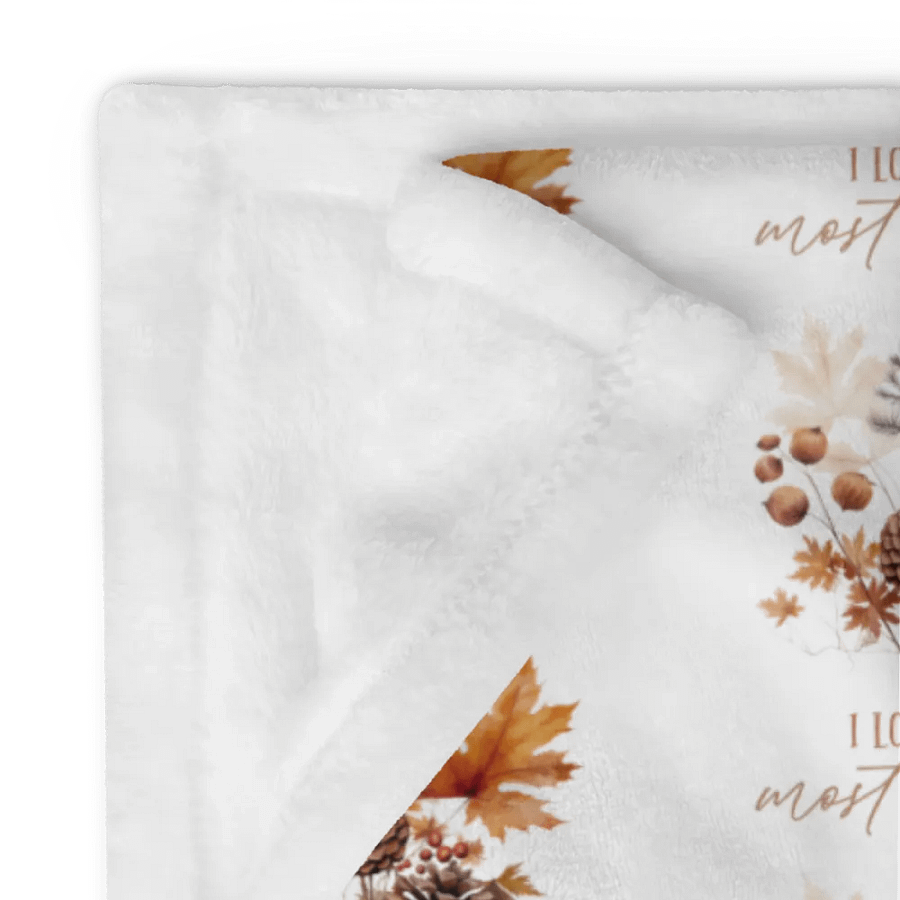 I Love Fall Most of All Blanket product image (12)