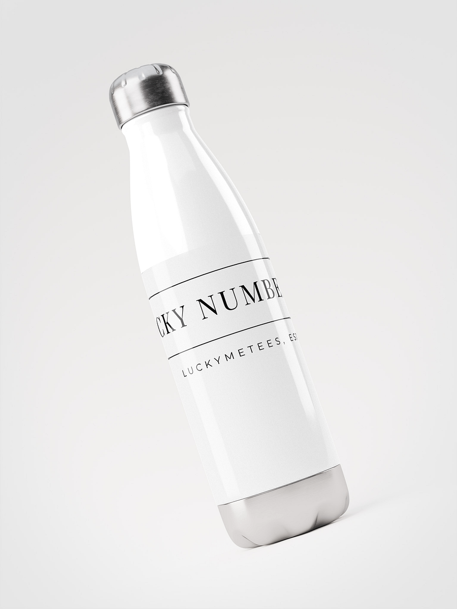 Lucky Number Seven Stainless Steel Water Bottle product image (3)