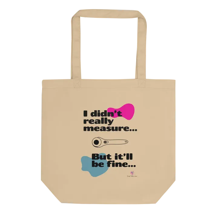'I didn't measure...' Scrap Fabric Love Tote Bag product image (1)