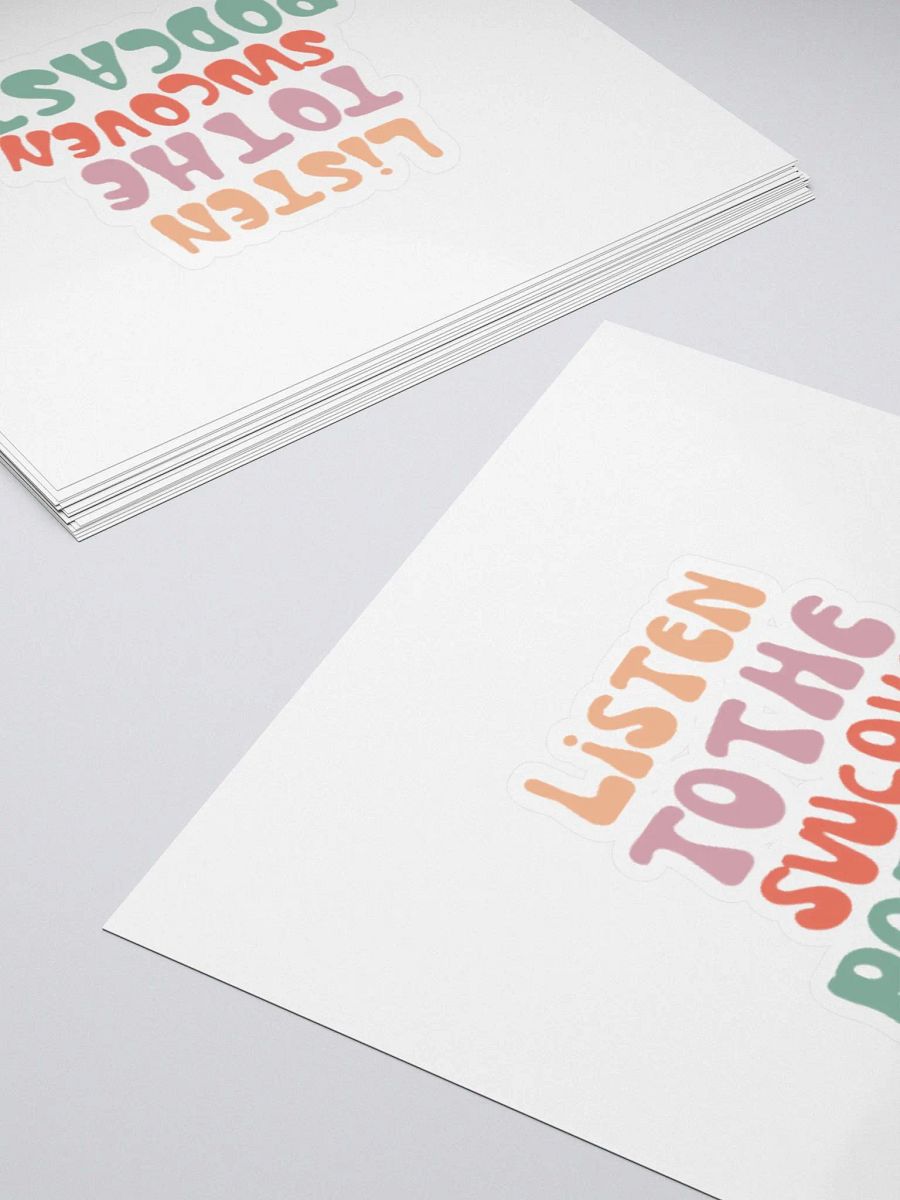 LISTEN STICKER product image (4)