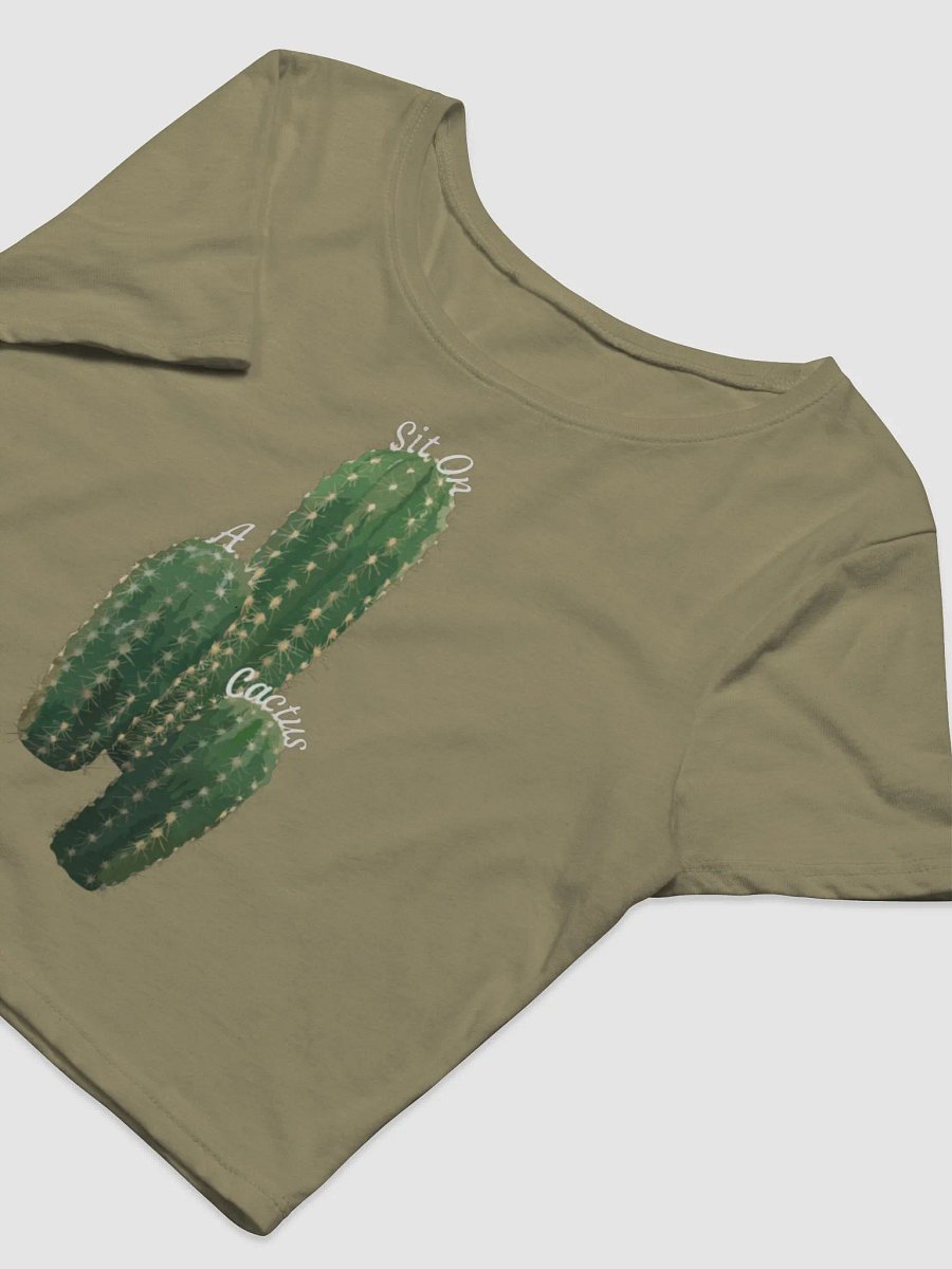 NightlyOwl women's Cactus Crop T-shirt product image (5)