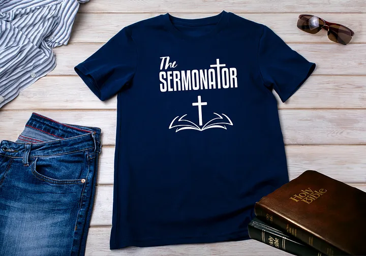 The Sermonator Pastor Appreciation Unisex Faith T-Shirt product image (25)