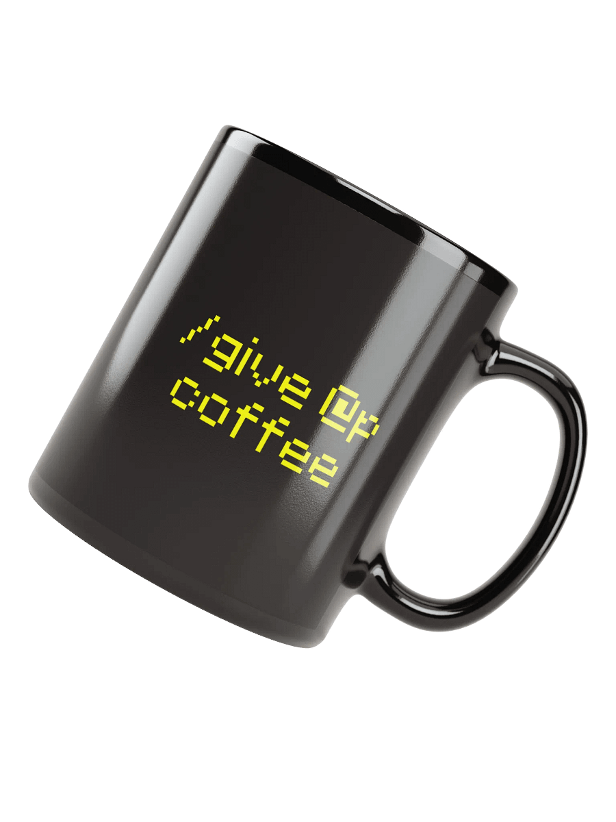 Black Mug - Give Player Coffee product image (3)