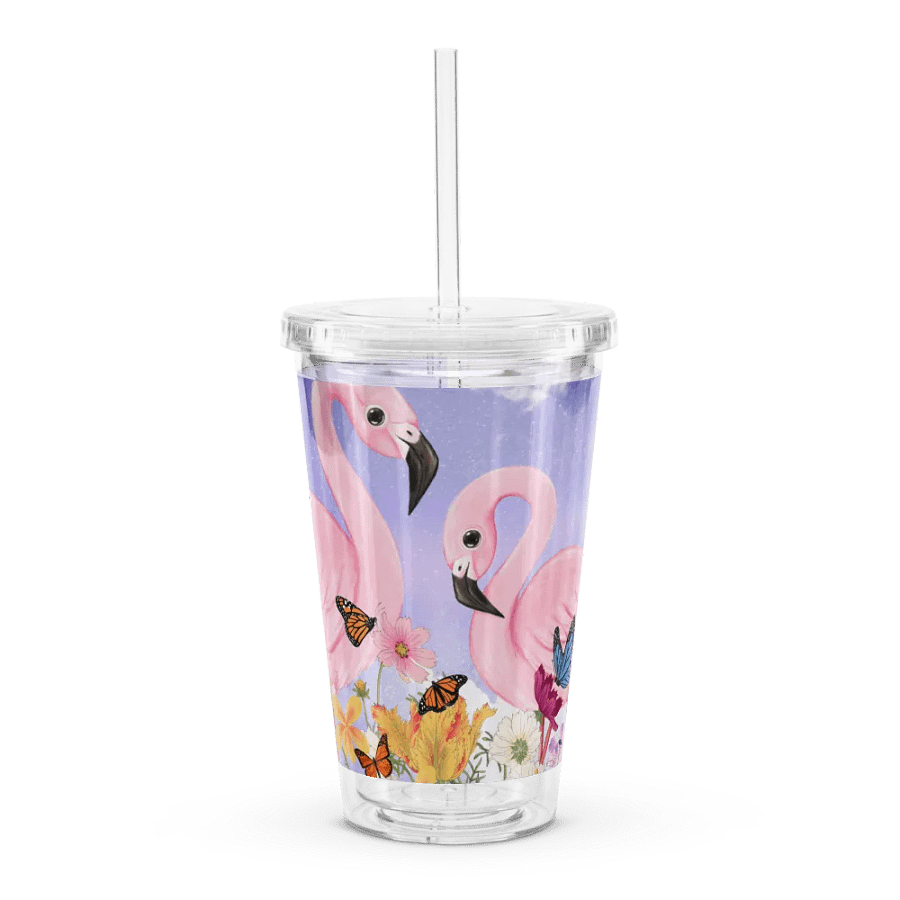 Floral Flamingo Paradise Tumbler product image (1)