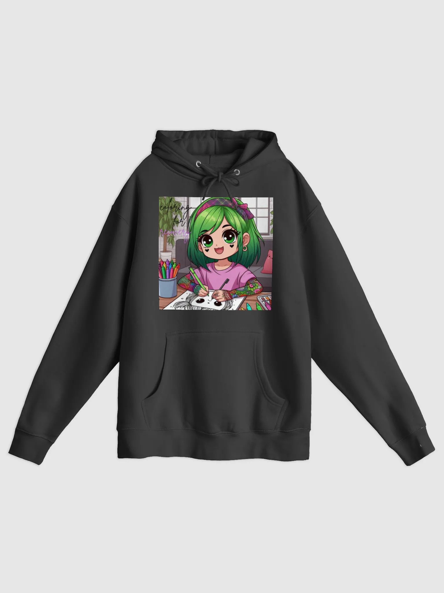 coloring for recovery sweatshirt product image (1)