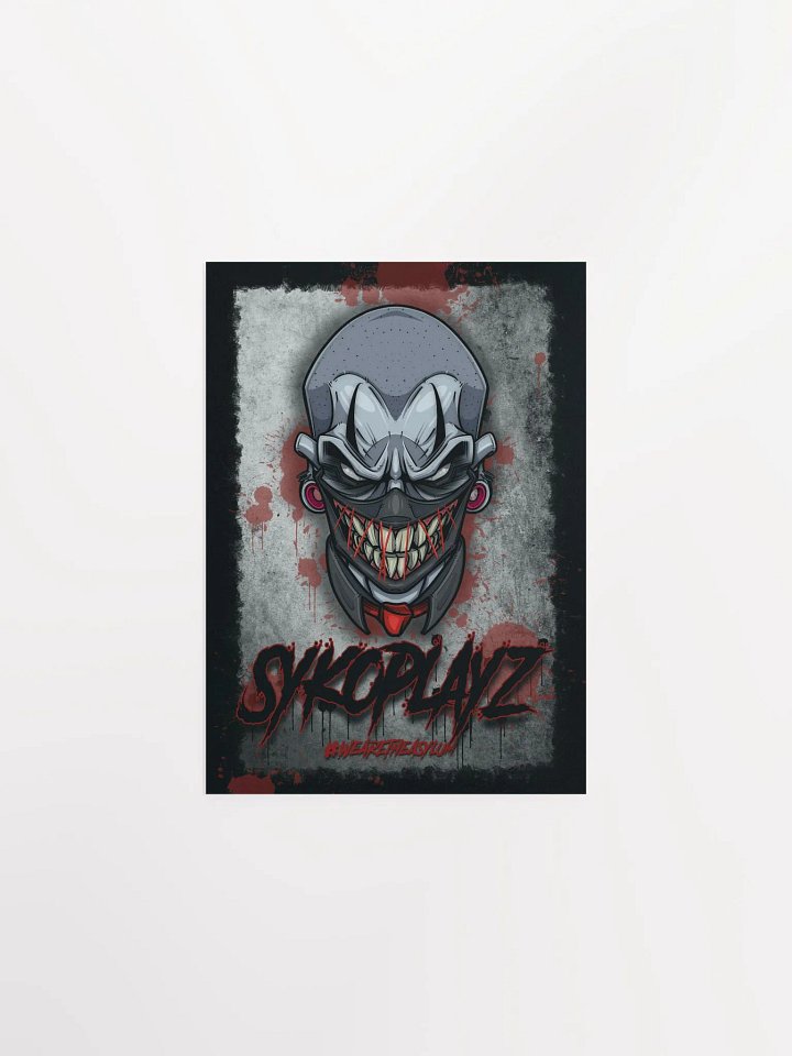 SykoPlayz Red Bloody Poster product image (5)