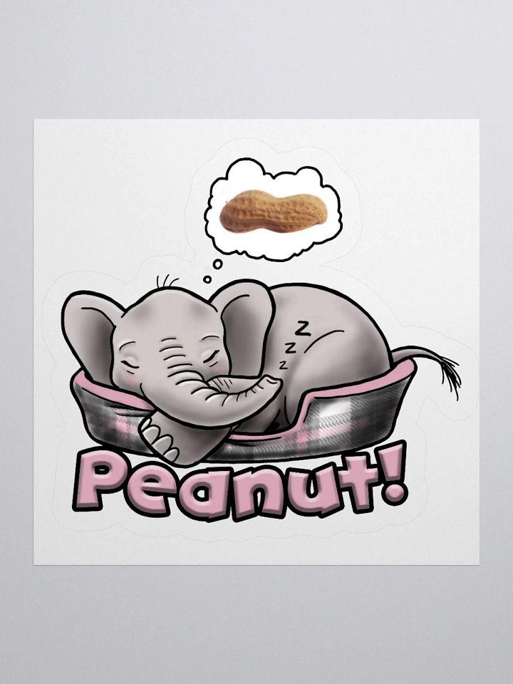Sleepy Peanut - SFA Kiss Cut Stickers product image (3)