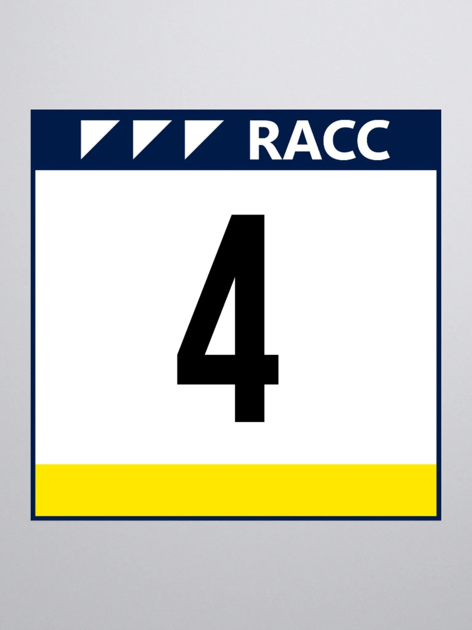 3x3 Sticker / Carlos Sainz : 1992 Rallye de España - Catalunya - Costa Brava Number 4 product image (2)