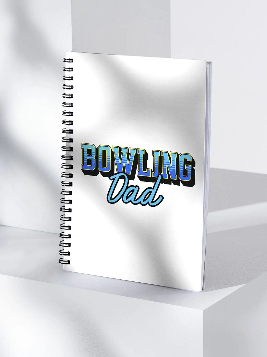 Bold Bowling Dad Spiral Notebook product image (1)