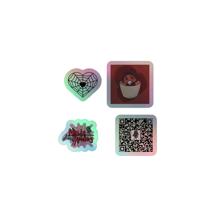 NinjaSpidey Holographic Sticker Set 2 product image (1)